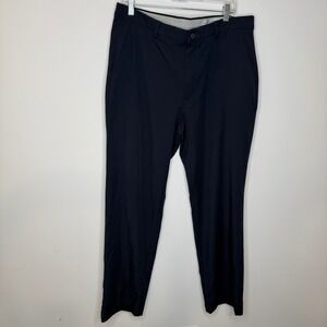 Greg Norman Navy Mens Stretch Golf Pants Size 36x30 Relaxed Flat Front